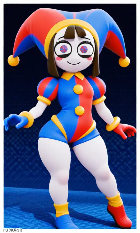 Aged up Pomni (The Amazing Digital Circus/TADC/Hornstromp Games)