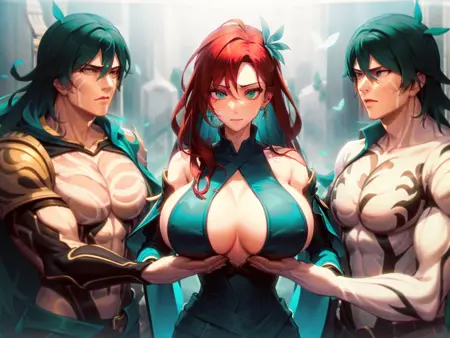 Breast Grabing | Pose | Aphrodite | Record of Ragnarok |