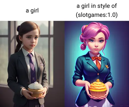 Slot Video Games Style - cartoon effect embedding