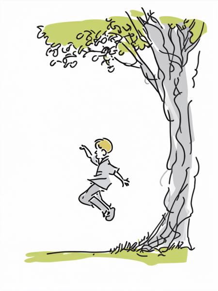 SD3.5 Loose Style Minimalist Line Illustrations SD3.5L