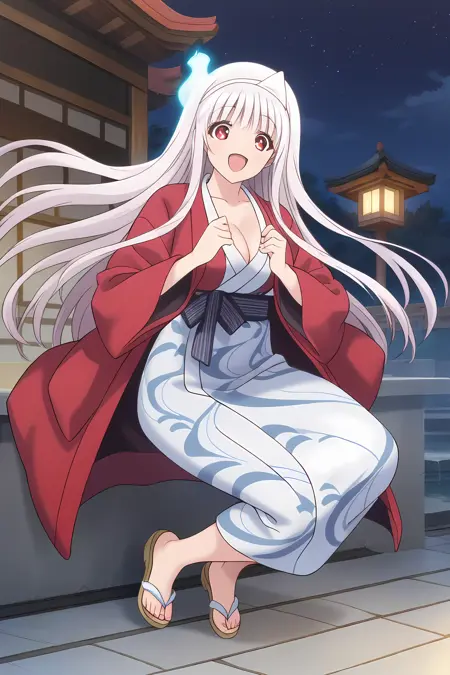 Yuuna Yunohana | PonyDiffusion V6 XL | Hassaku XL | Yuuna and the Haunted Hot Springs