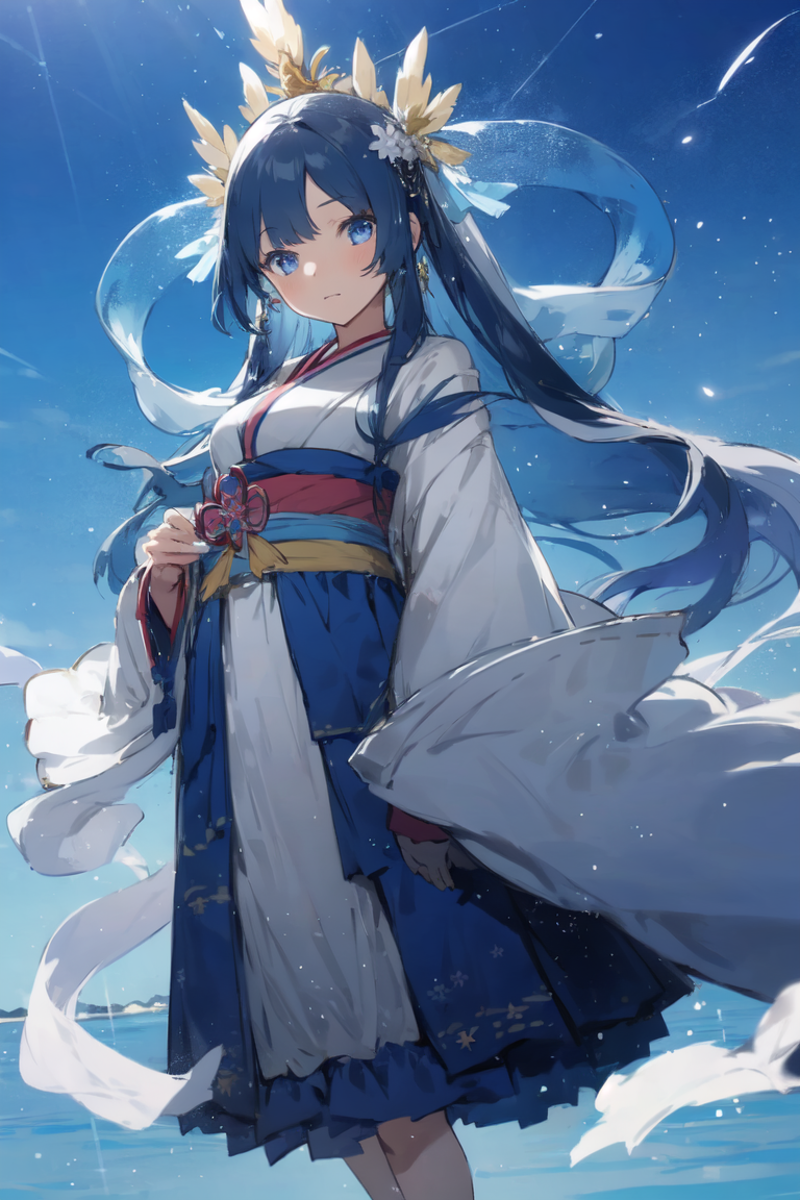 celestial maiden robe/天女の羽衣 image by harurain
