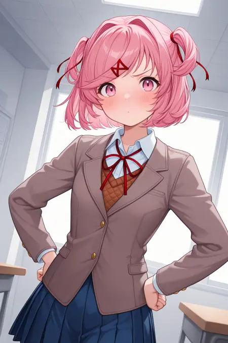 Natsuki ナツキ | Doki Doki Literature Club! | 2 Outfits [IllustriousXL]