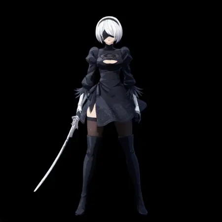 Yorha 2B - Nier Automata | Shrekman Chroma Characters
