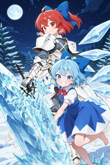 Cirno (Touhou Project) & Cirno (Brave Armored Fairy) - チルノ(東方)