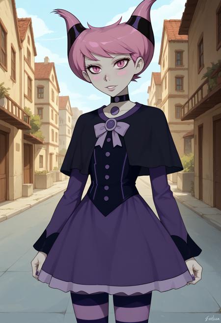 Jinx, Honorary Titan, former villain, (Teen Titans, 18titans), LoRA, PonyXL v1.0