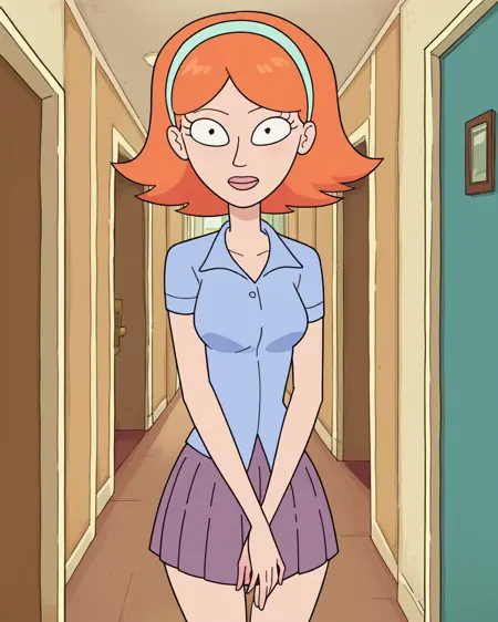 Jessica - Rick and Morty (Character) [PonyDiffusionXL]