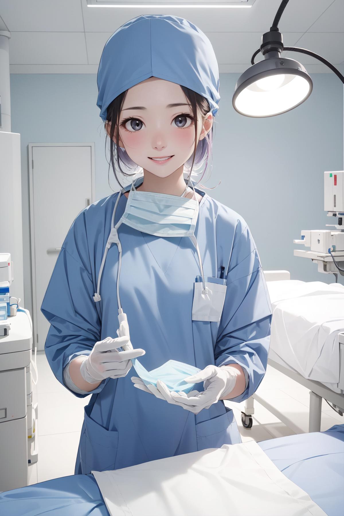 Female Surgeon / Surgical Nurse Taking Off Mask image by phageoussurgery439