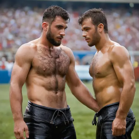 Turkish Oil Wrestling