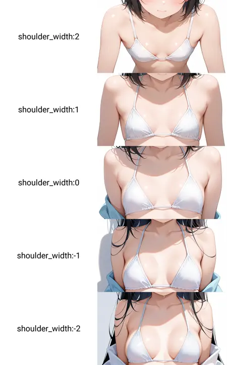 Shoulder width slider