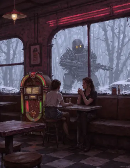 Dieselpunk Painting