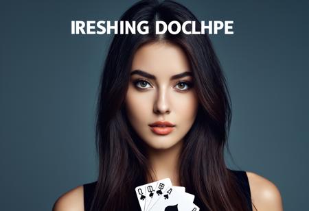 solo 1girl realistic ad, spade (shape), text focus, poster (medium), magazine cover, fake magazine cover, k-pop, playing card 24 year old, hair, breasts, eyes, best quality, RAW photo, subject, 8k uhd, high quality, photorealistic, ostentatious, Wide aperture shot <lora:bbccrdXLrd:0.6>