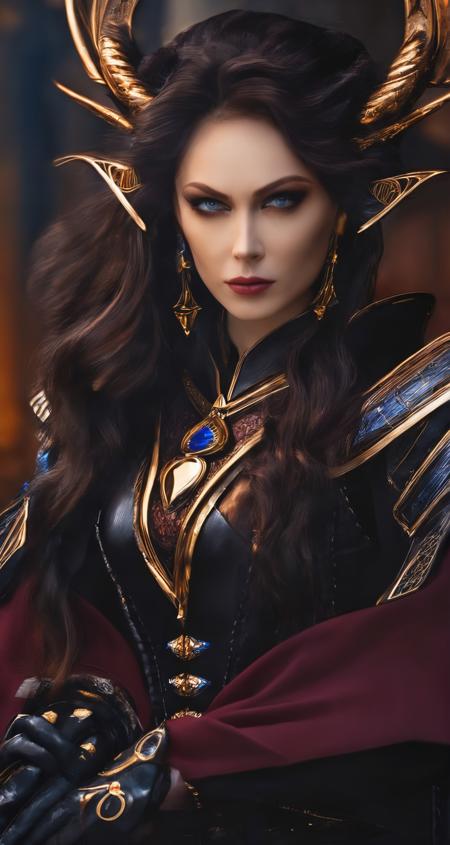 photo of samburskaya, closeup, solo, streaked hair, heart eyes, epic, dramatic,
middle shot, closeup, detailed background, hyper realistic,
(Ukiyo-e:0.6), 
(As female Alexstrasza from Warcraft 3,Dressed in her delicate,Decked in her iconic black suit equipped with Widow's Bites:0.7), (medieval:0.6), unsplash, Blouse, big hair,  (officer:0.6), 
detailed background, squealing, (skillful:0.8), <lora:samburskaya_sdxl_vanilla_1.0:1>