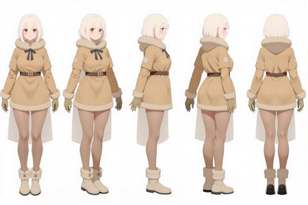F1 CharTurn, Multi-view, Turnaround, Model Sheet, Character design v1.0 AllTurn