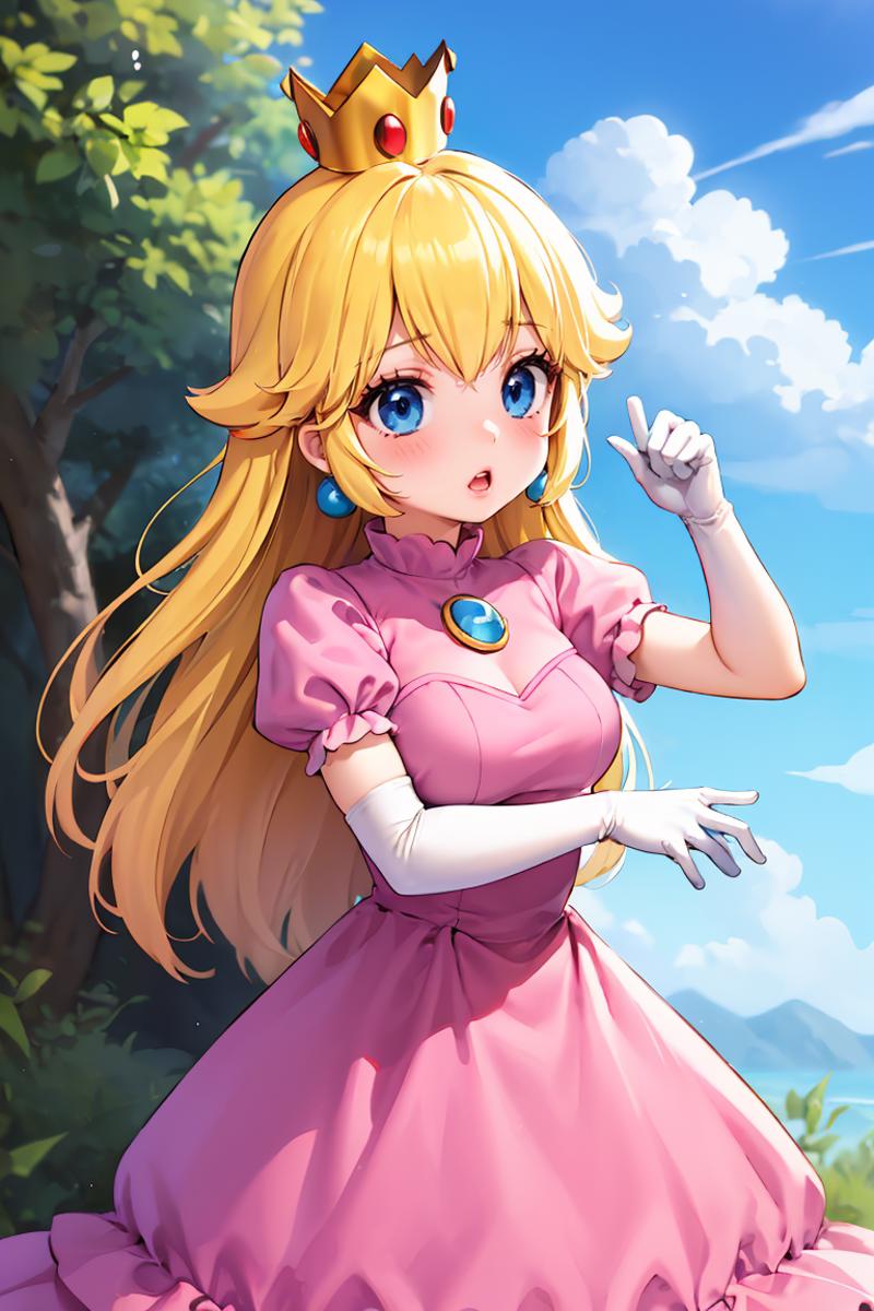 Princess Peach (ピーチ姫) - Super Mario Bros - COMMISSION image by MarkWar