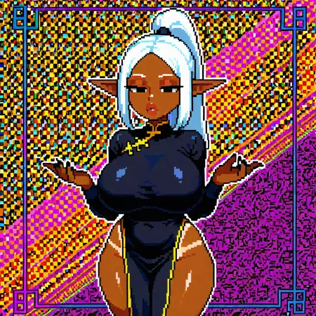 HTRP Elisse The Dark Elf Nun