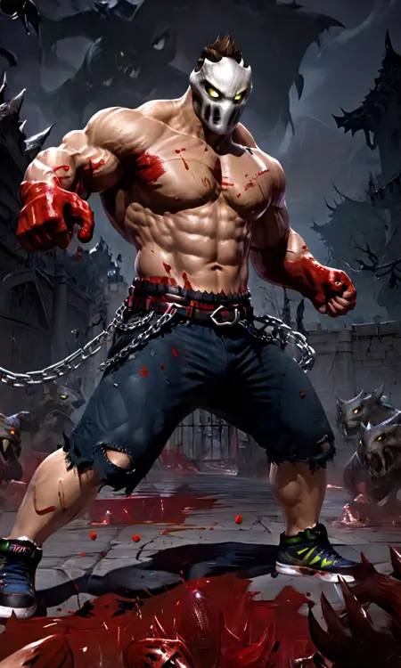 Rick Taylor SDXL (Splatterhouse 2010)