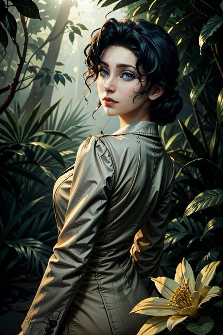 (masterpiece, best quality:1.3)
<lora:epi_noiseoffset2:1> <lora:add_detail:0.7>  <lora:WolfSnowWhite:0.8>
WolfSnowWhite, 1girl, solo, in lush jungle with flowers dramatic backlighting, autochrome, high contrast, highly detailed, sharp focus, digital painting, concept art, illustration, trending on artstation, art by g