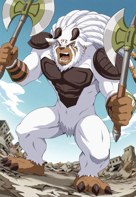 Blizzarmon (Digimon Frontier) Illustrious + Pony Illustrious V1