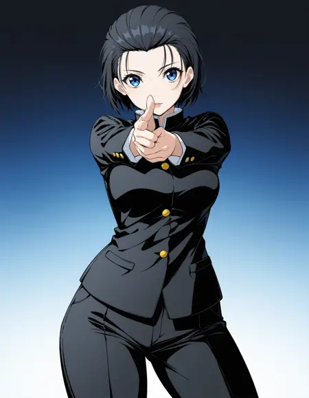 Spirit Gun(霊丸) / Finger gun / Pose LoRA / NoobAI