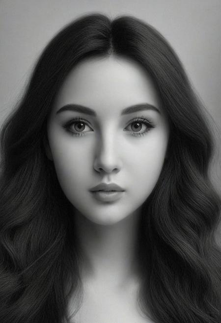 Masterpiece, best quality, 1girl, Pencil_morph_style
