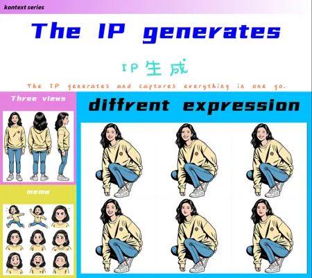 kontext series:The IP generates IP生成