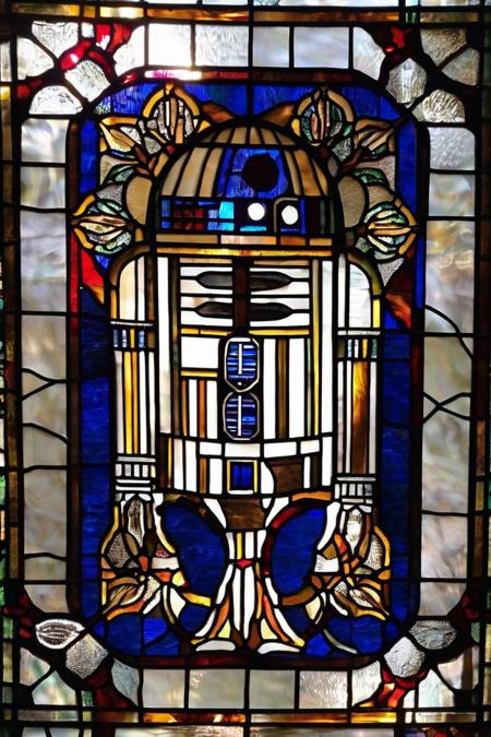 r2d2   <lora:stained_glass_style_v1_sdxl:1>