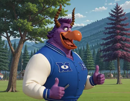 Brock Pearson - monster university ( Illustrious )