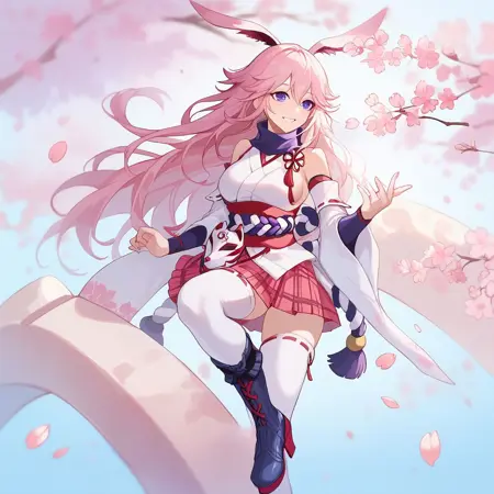 Yae Sakura/Yae Gasumi(八重桜/八重霞) [Honkai impact 3rd]