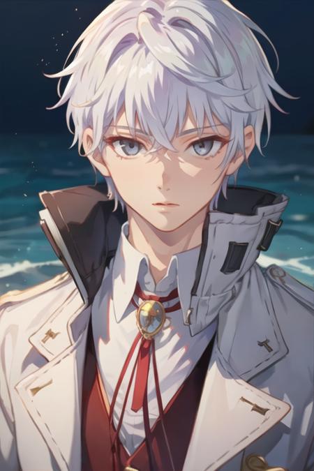 lugh_tuatha_de white hair grey eyes