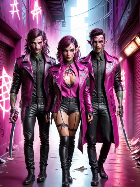 Neon Cyberpunk - The Ancients SDXL