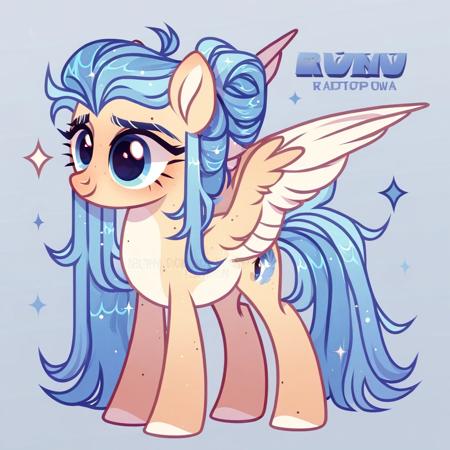 pegasus unicorn bat pony earth pony flowers flowers in the hair wreath of flowers curly hair straight hair two views Asymmetrical body pattern  Cow spots Stocking mark