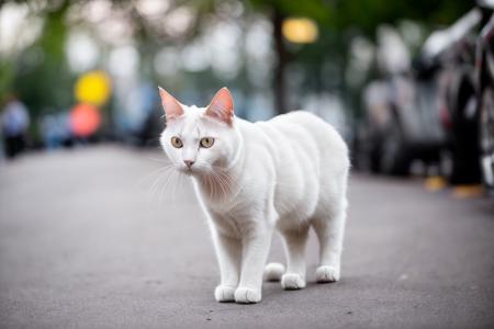 Zeiss_style,a cat,outdoors at night,masterpiece, best quality,super detailed, high resolution, very detailed, 8k uhd, (fidelity, fidelity: 1.5),(natural light), amazing, photon mapping, radiosity, amazing physically based rendering, fine detail, best, high quality , RAW Photo, (Bokeh: 0.8), Realistic, (Depth of Field: 0.8),Bokeh background, 
pureerosface_v1,