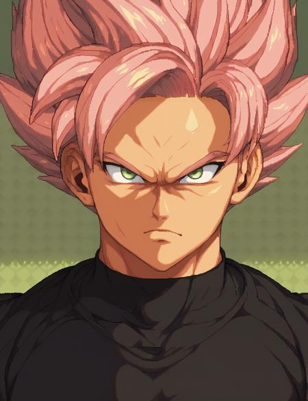 Black Goku rosé (pony) (Dragon ball super) Black Goku rosé (pony) (Dragon ball super)