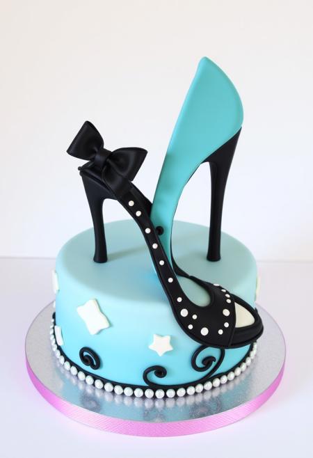 High heel made out of cake