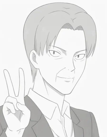 Shirogane Father 白銀父しろがねちち (Kaguya-sama wa Kokurasetai)