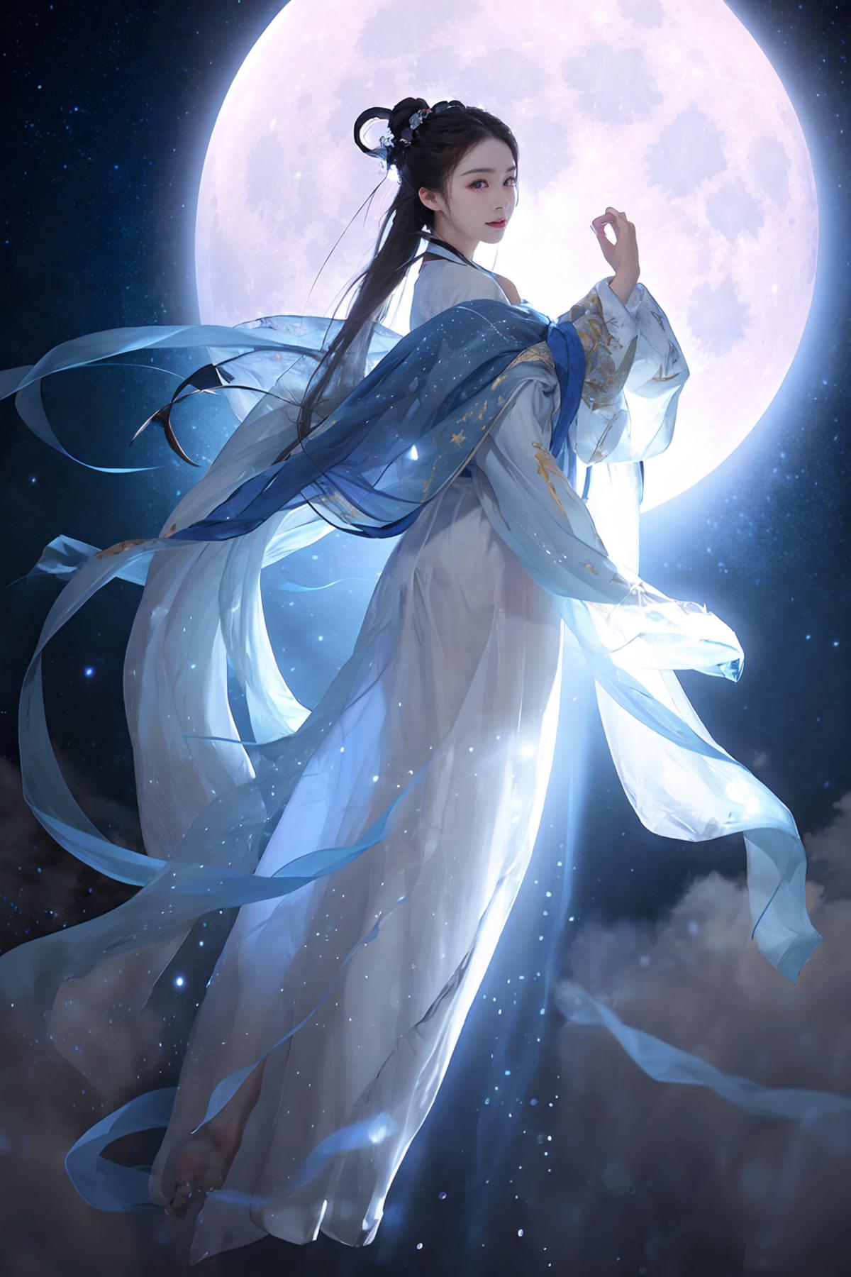 嫦娥 Chang'e | 中国风服饰 | Chinese Mid-Autumn Festival image by XiongSan