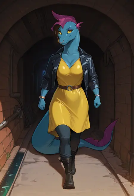 Lee the Eel (TMNT) - [Furry]