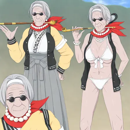Grandma Sayuri from Senran Kagura - Illustrious
