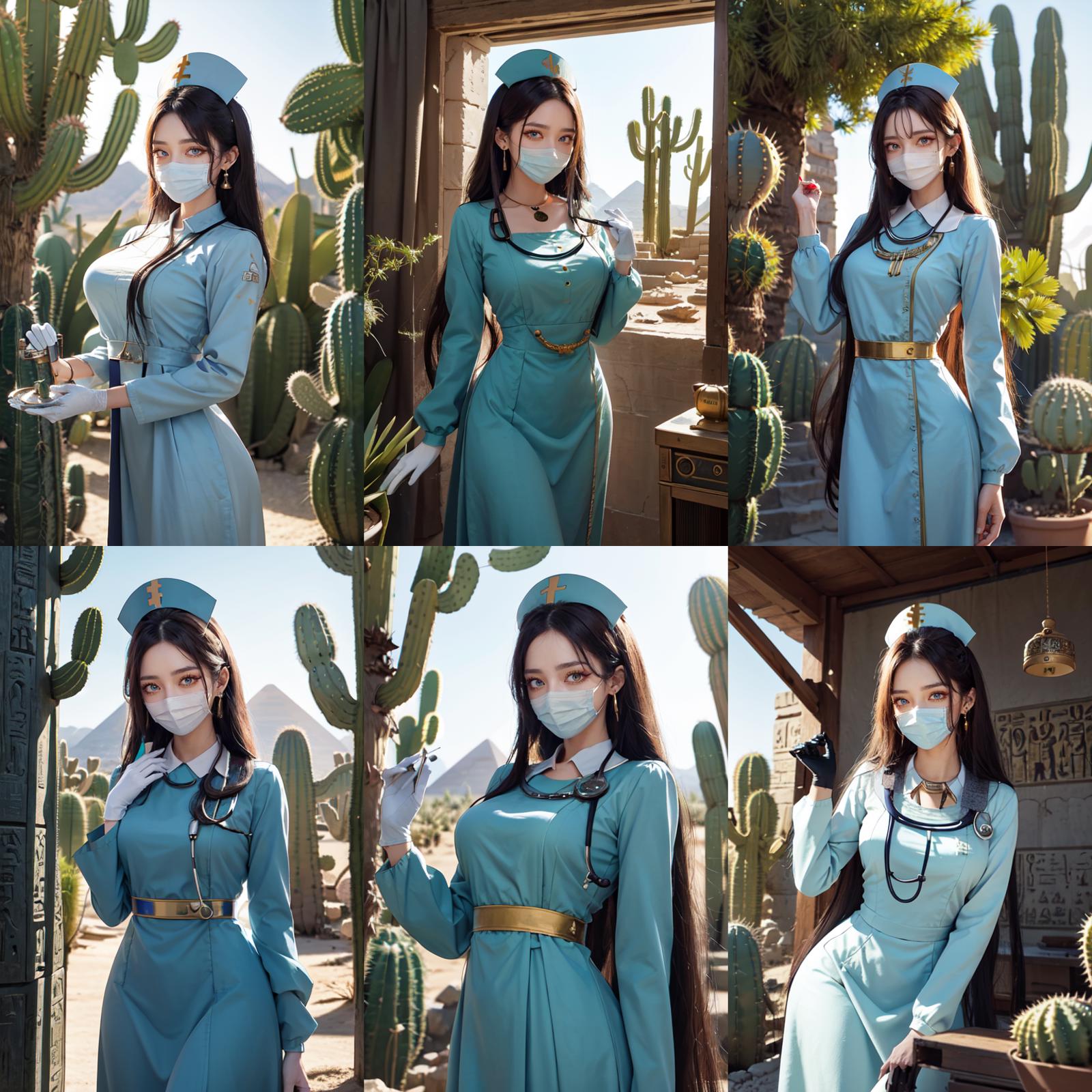 Long Nurse Dress, Type 2 image by bluelovers