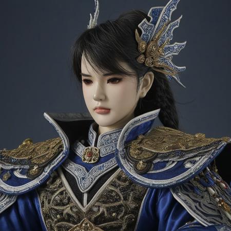 thunderboltfantasy, hIghly detailed photograph, lin xue ya, perspective portrait,