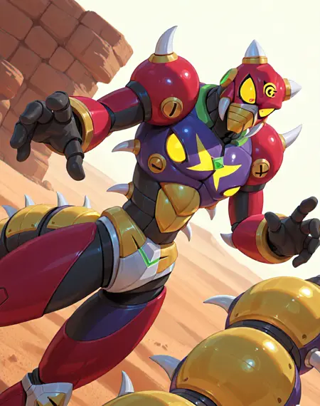 Magna Centipede (Mega Man X) (Illustrious) (AD)