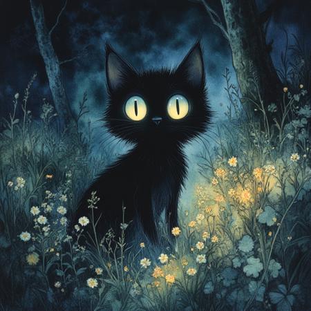 Dark Ghibli Fairytales Flux