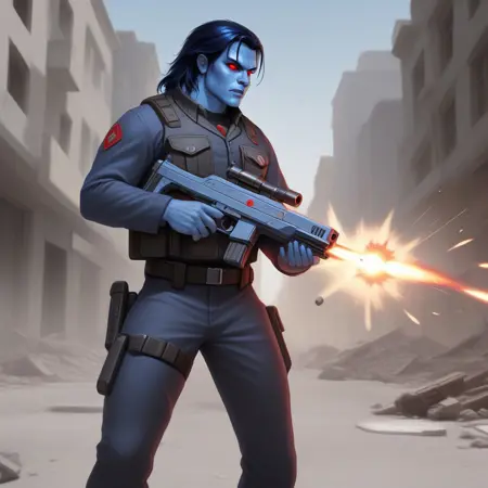 Star Wars Chiss Flux/ SD/ SDXL