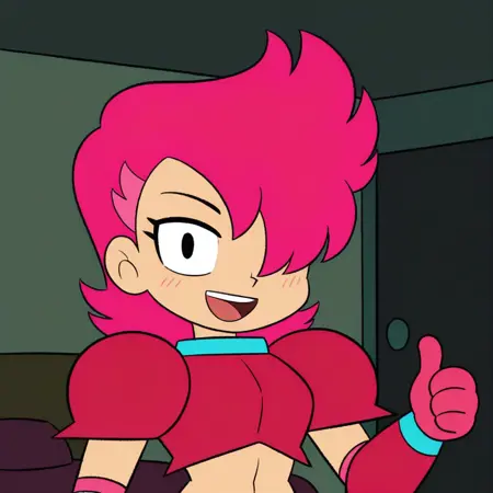 Red Action - ok k.o. | lora | COMMISSION | by QUAZAR