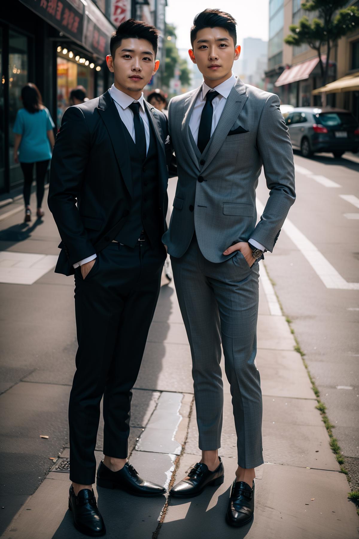 Men in suits image by wuwuming_Hansen