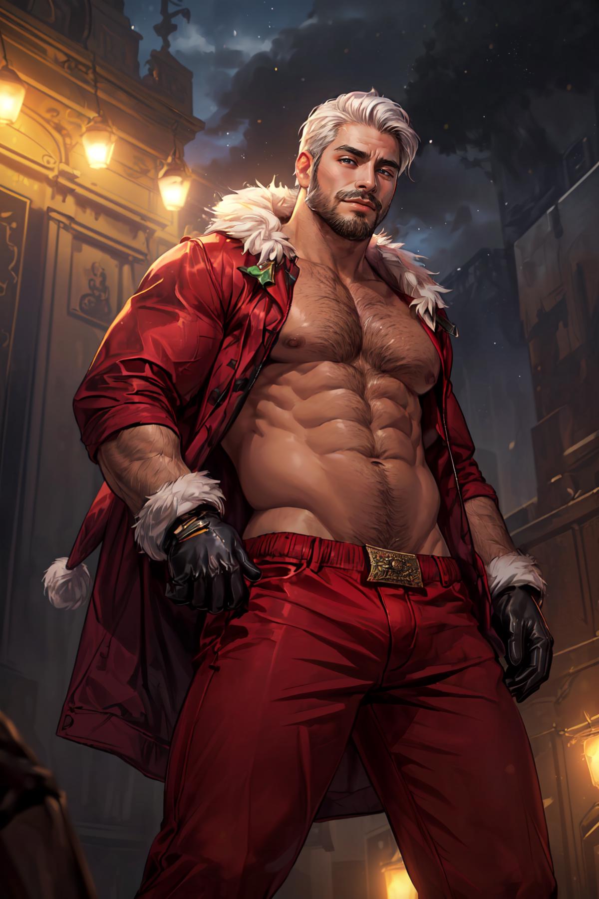 Male Santa Outfit | Goofy Ai image by SecretEGGNOG
