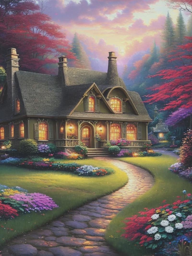 Thomas Kinkade Style image by Kappa_Neuro