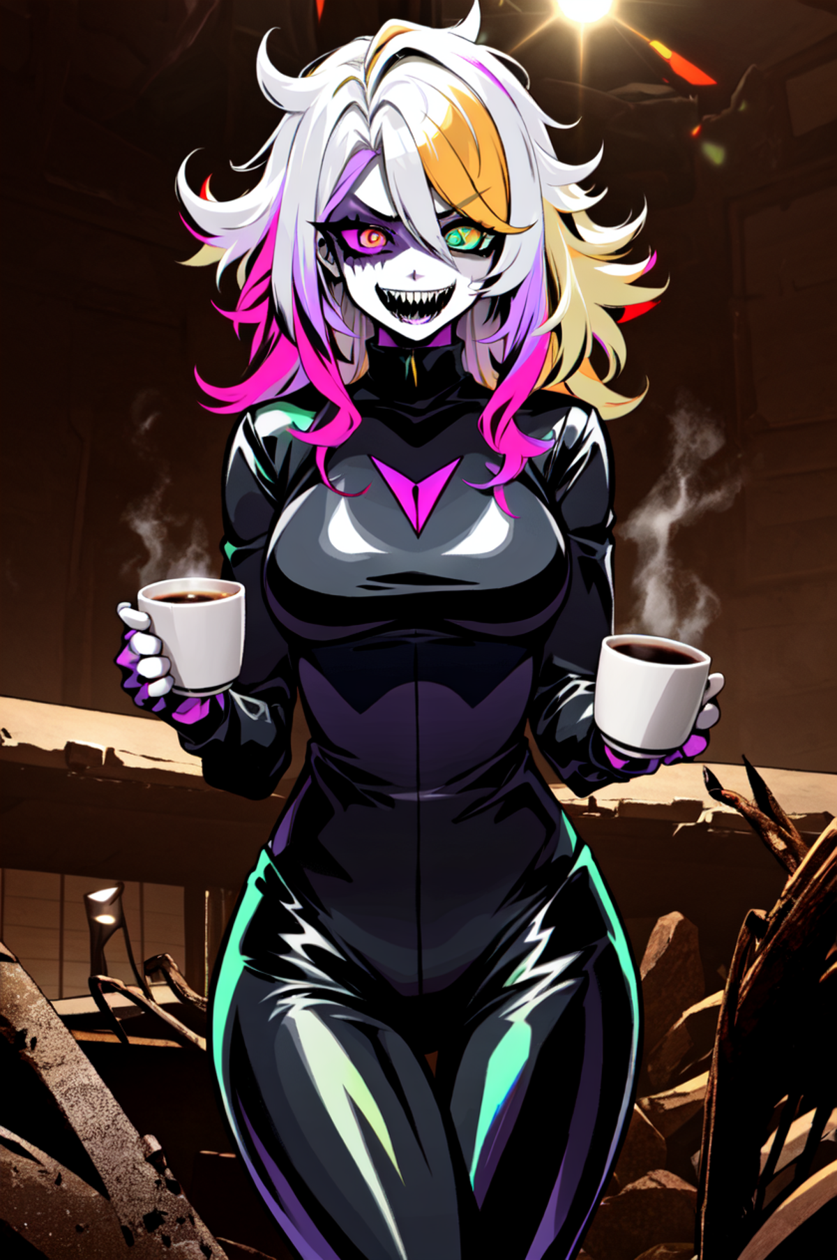 Holding a Cup Of Coffee Pose (TI) image by duskfallcrew