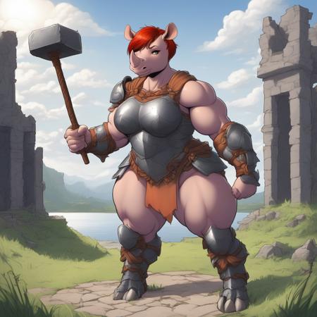 Rhino Girl Rhino Girl SDXL V2